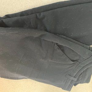 Gap Petite Cropped Black Straight Leg Pants
